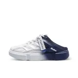 Белый темно-синий