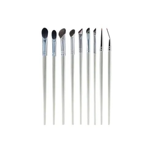 JIXUAN Серебряный Набор кистей для макияжа с контурированием осветляющим и заостряющим носок супер-мягкий