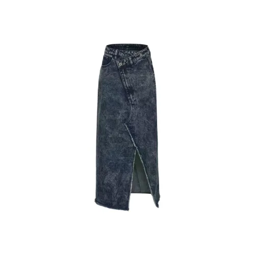 INITIAL Деним Длинная Юбка Женская