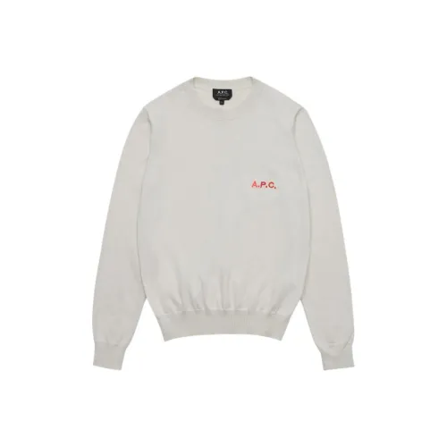 A.P.C Сливочный Женские Свитеры