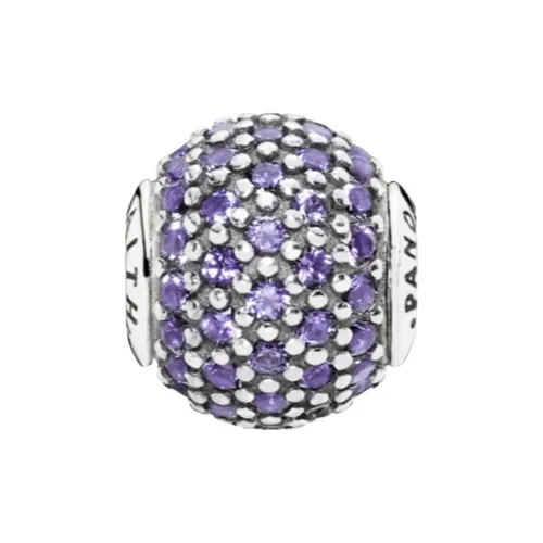 Pandora Циркон Ювелирные Аксессуары Унисекс Фиолетовый