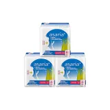 3 шт* Ashana, Фиолетовый, Ядерный, Extra Thin, Ежедневные прокладки