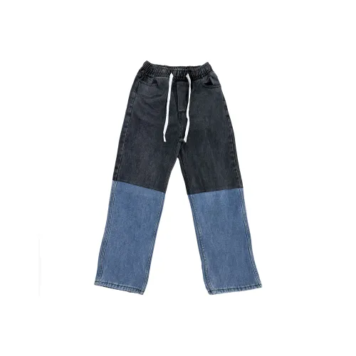 W7H1 Синий черный Унисекс Повседневные брюки