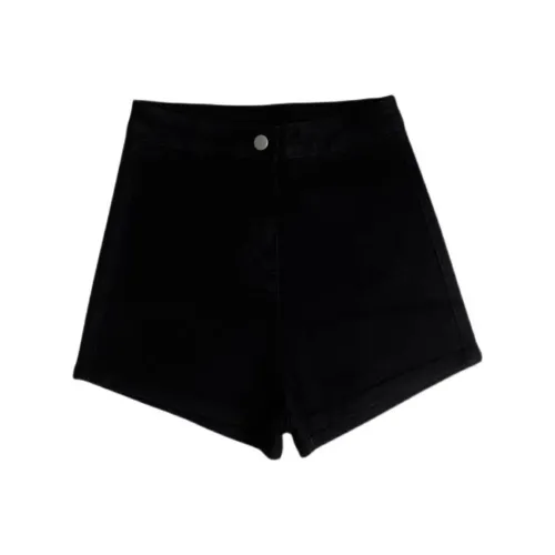 Мед Черный Женские Джинсовые Шорты