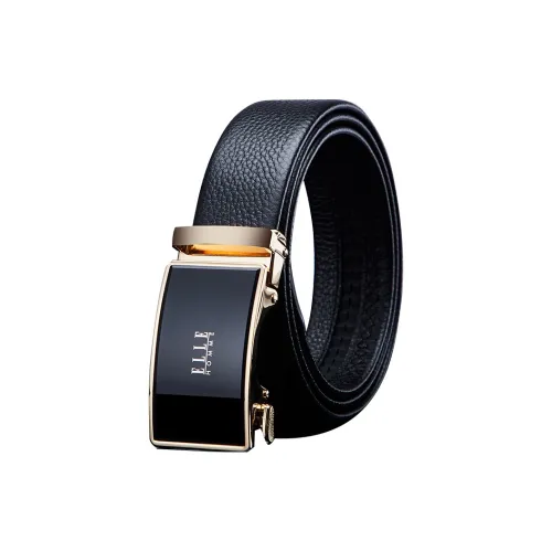 ELLE HOMME Топ Гладкая Коровья Кожа Улучшенная Сенсорная Подкладка для Трусов Мужская Золото Ширина 3,5 см