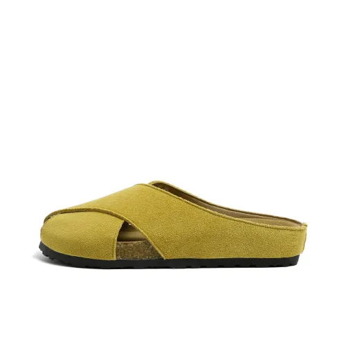 HUANQIU Birkenstock Стиль Обувь Желтый Женские