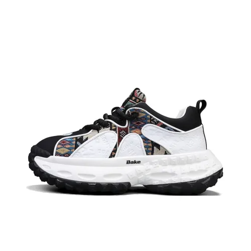Bake Дышащий Увеличение Высоты Низкий Топ Толстая Подошва Мужские Кроссовки