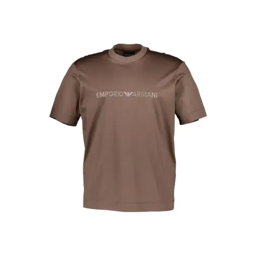 EMPORIO ARMANI T-рубашка мужская коричневая