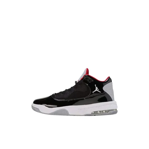 Jordan Max Aura 2 Детские баскетбольные кроссовки MID Топ Черный Kids