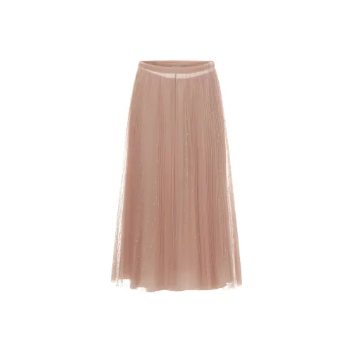 RED VALENTINO Повседневный Длинный Юбка Женские Розовый