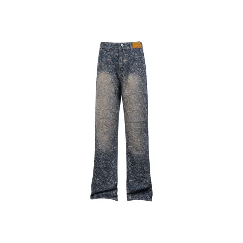 RICE NINE TEN Унисекс Джинсы