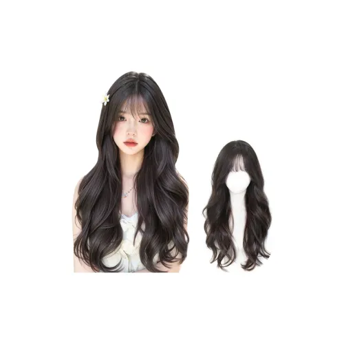 YOSEE Лето Украшение Парики Естественный Лоб Большая волна Длинные Завитые Волосы