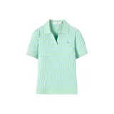 Зеленый грунт, синий полосатый