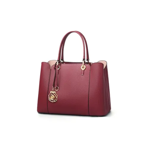 Danxilu Коровья кожа Универсальная Повседневная Сумка для поездок Текстура Женская Бургунди Серый Синий