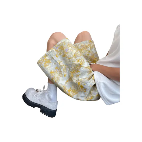 COMOWA Многоцветные Унисекс Джинсовые Шорты