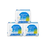 3 шт* Ashana Фиолетовый Ядерный Экстра Тонкий Ежедневные Гигиенические Прокладки