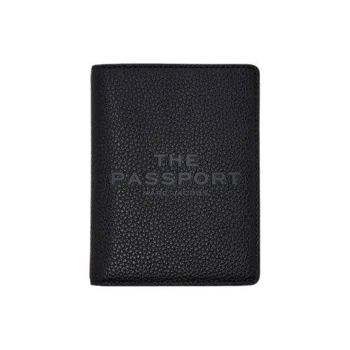 MARC JACOBS Личий зернистый кожа кожа держатель для паспорта стандартный унисекс черный