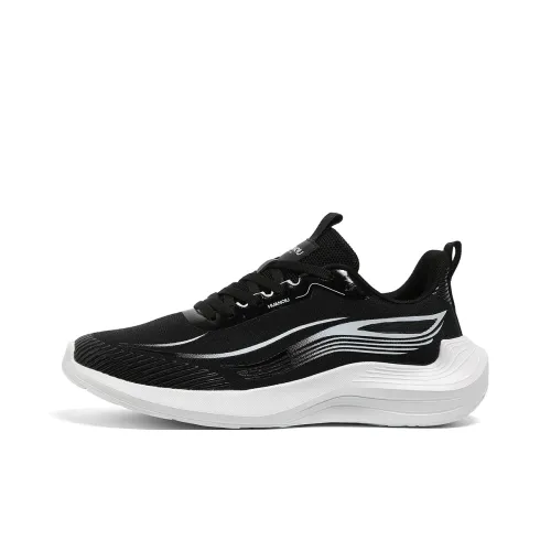 HUANQIU Беговые кроссовки Low Top Черные Мужские