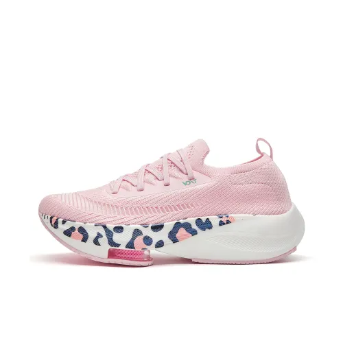 VOIT Беговые кроссовки Low Top Розовый Белый Унисекс