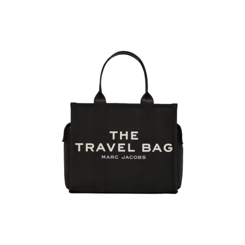 MARC JACOBS Хлопок Холст Сумка-тоут Сумка для покупок Сумка через плечо Женская Черная