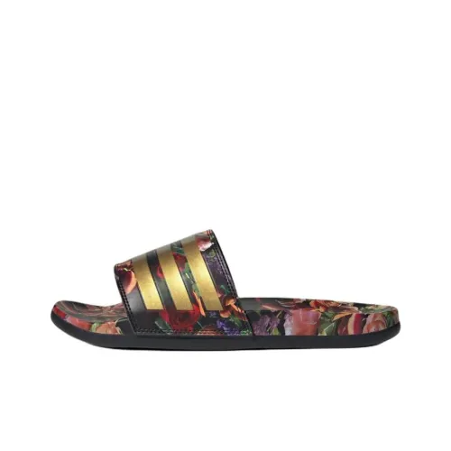 adidas Adilette Слипоны Черный Золотой Женские
