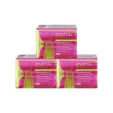 Ашаана, Extra Thin, хлопковая поверхность, ежедневные прокладки *3 шт