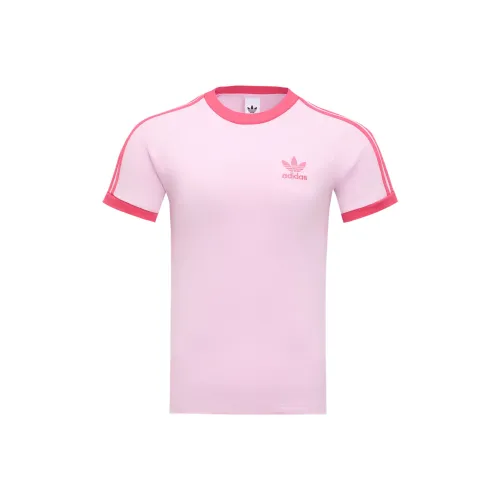 Adidas Originals SS25 Cali T Рубашка Мужская Прозрачная Пудра Натуральная Пудра