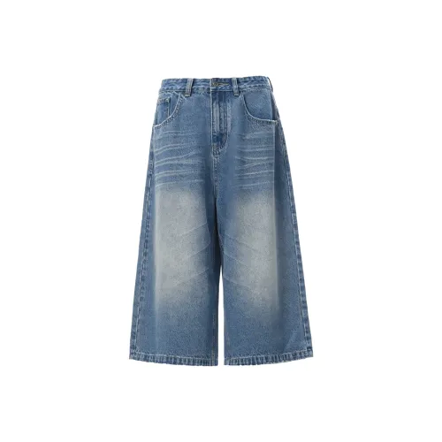 BRN Джинсовые синие штаны капри женские джинсовые шорты