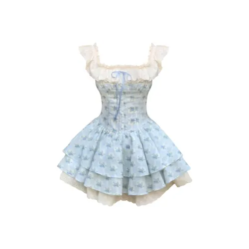 Peaches Peaches Короткий рукав Платье Женское