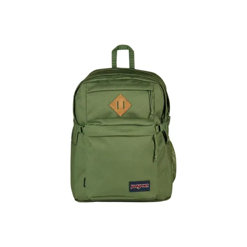 JanSport Замша Рюкзак Экстра-большой Унисекс Хаки Зеленый