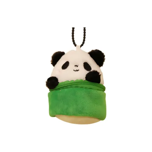 Lv Fielder Бамбук Tube Панда Кукла Плюшевая Подвеска 11 см Рекомендуемая Высота