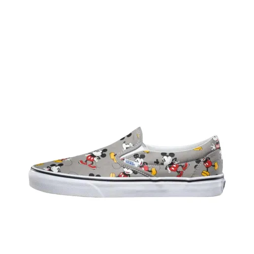Disney x Vans Классический низ On Low Top Скейтборд Кроссовки Унисекс Серый