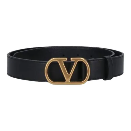 Valentino Телячья кожа Кожаные ремни Мужской Черный