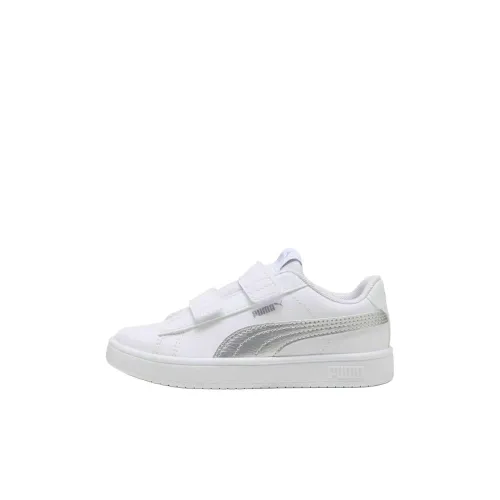 PUMA Rickie Classic Low Топ Детские кроссовки для тренировок Белый серебристый Children Возраст 3-7 лет