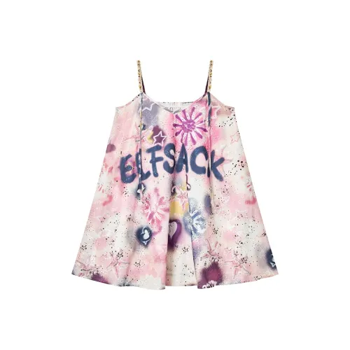 ELF SACK Коралловый Граффити Розовый Женские Слиплатья