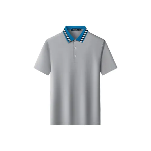 LOZ Серый Мужская Рубашка Поло