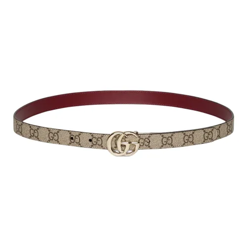 GUCCI Аксессуары для мобильных устройств кожа искусственная кожа ремни женский бежевый 2 см