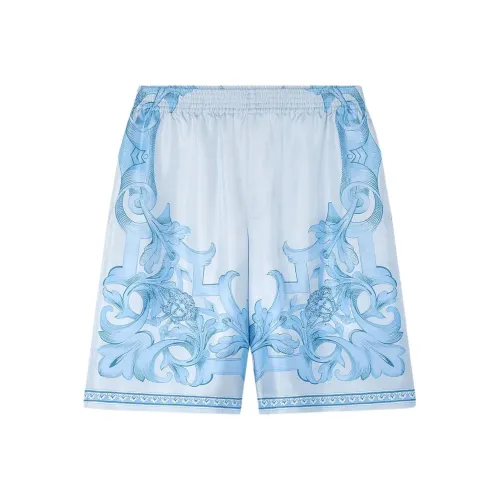 VERSACE SS25 Повседневные шорты Мужские Светло-синие