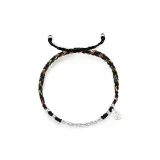 Браслет из серебра S925 с золотистым оттенком и украшенный милле Няньцай