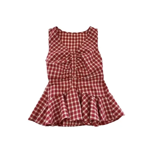 TIBINB Red Женские Майки