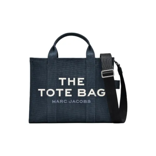 MARC JACOBS Canvas Bag Tote Bag Shopping Bag Shoulder Bag Handbag Medium Women's Sea Blue