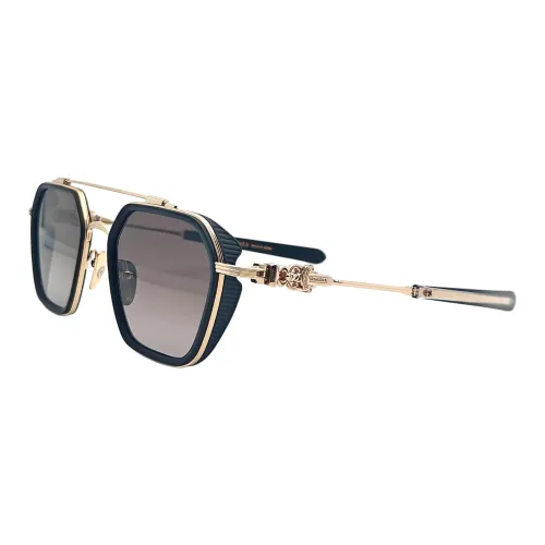 Chrome Hearts Титан Нерегулярная форма Солнцезащитные очки Унисекс Черный