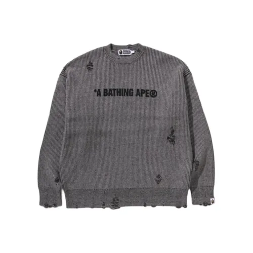 A BATHING APE Свитер Мужской Серый