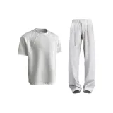 Комплект одежды [Белая футболка + Белые штаны]