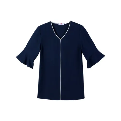 Mu Qingqing Шифон Рубашка Женская