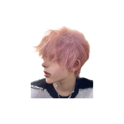 GLUNA Серый Розовый Парики Аниме-стиль BROKEN COVER Укладка