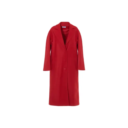 RED VALENTINO Красный Женские Бархатные Куртки