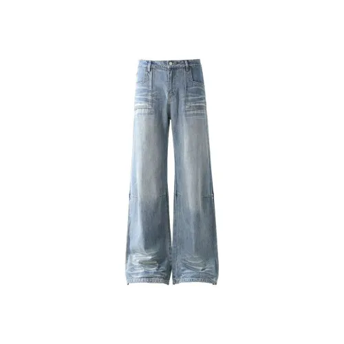 KLAMMKICKS Синие Унисекс Джинсы