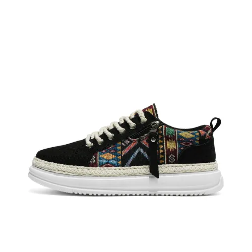 YIVELOVE Low-Top Canvas Shoes Men's
