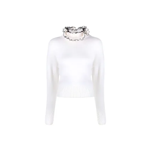 Alexander McQueen Белые Женские Свитеры